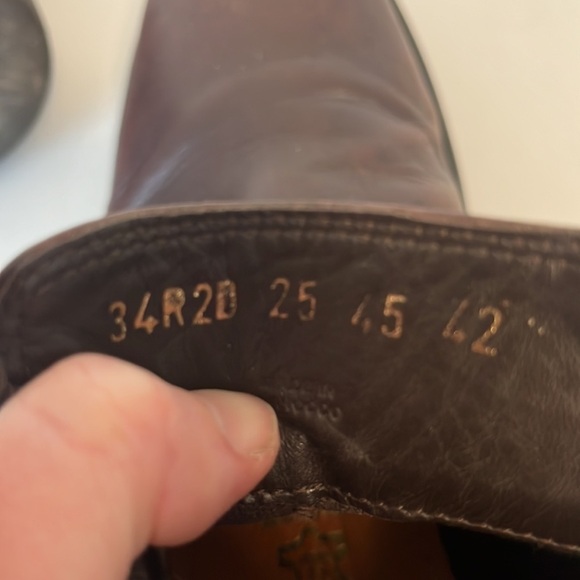 Geox men’s  leather brown Ankle  Boots With Zip Size 42 - Picture 10 of 11